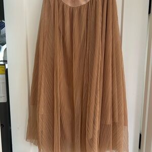 H&M Elegant Blush colored  A-Line Skirt